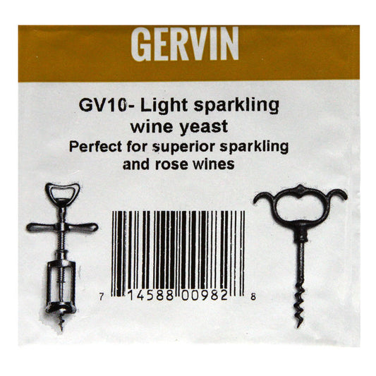 Gervin - GV10 - Light Sparkling Wine Yeast – main product photo