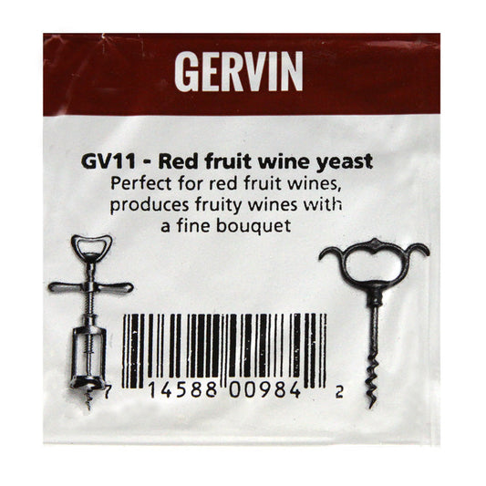 Gervin - GV11 - Red Fruit Wine Yeast – main product photo