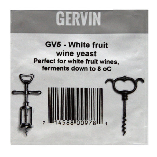Gervin - GV5 - White Fruit Wine Yeast – main product photo