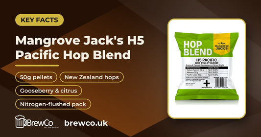 Mangrove Jack's H5 Pacific Hop Pellet Blend 50g | Make Your Own key facts