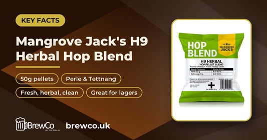 Mangrove Jack's H9 Herbal Hop Pellet Blend 50g | Make Your Own key facts