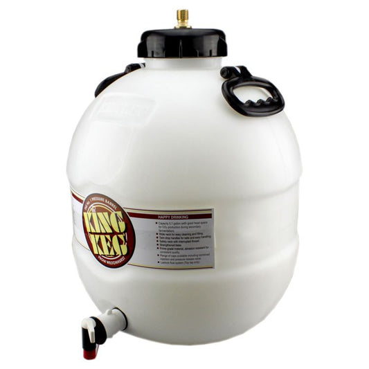 King Keg Bottom Tap with 8g Pin Valve Cap – main product photo