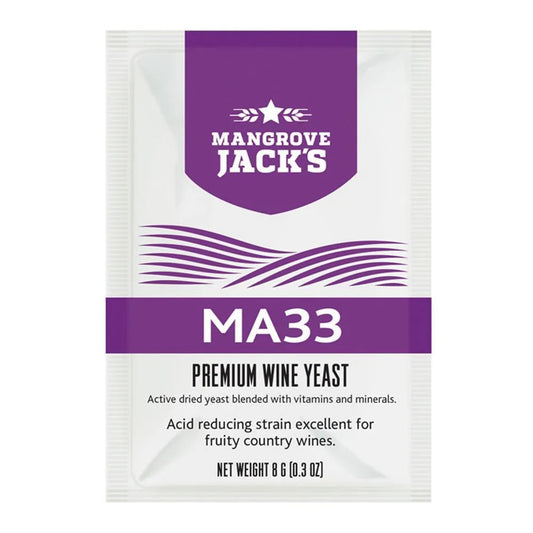 Mangrove Jack's Wine Yeast - MA33 BBE 06/24
