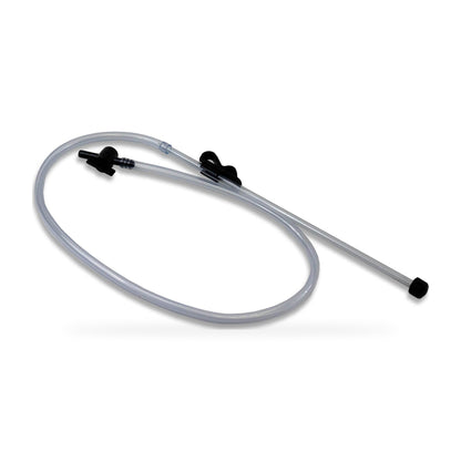 Complete simple syphon tube with clips - included in the Geordie Beer Making Starter Kit