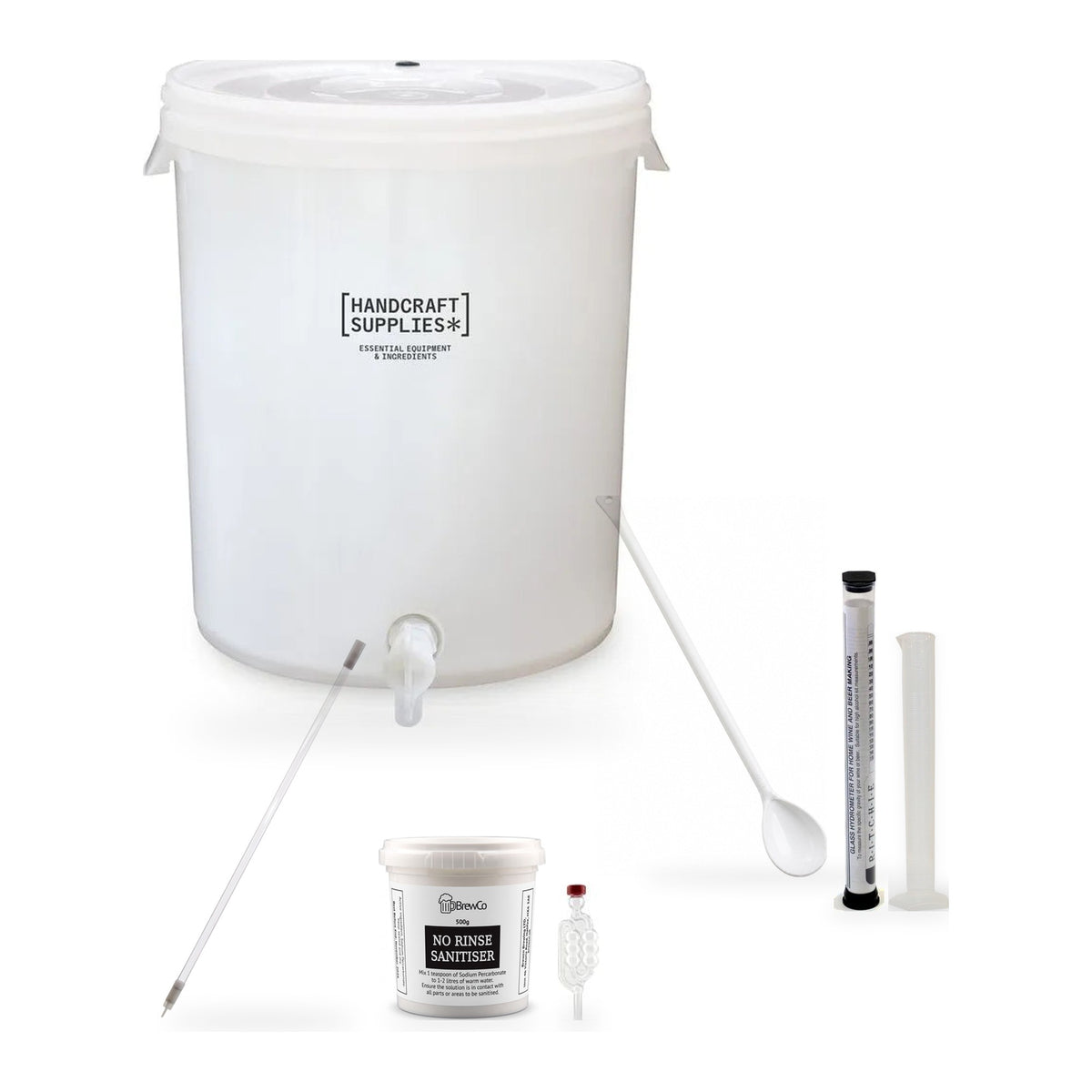 What's in the box: Festival Beer Making Starter Kit equipment