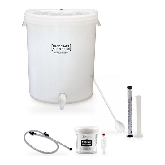 What's in the box: Bulldog Cider Making Starter Kit equipment