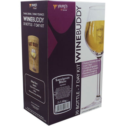 WineBuddy 30 Bottle Sauvignon Blanc Wine Kit – main product photo