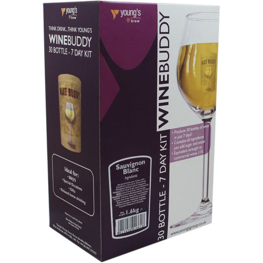 WineBuddy 30 Bottle Sauvignon Blanc Wine Kit – main product photo