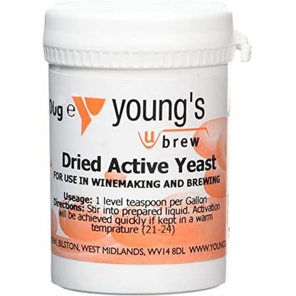 Young's Dried Active Yeast 100g – main product photo