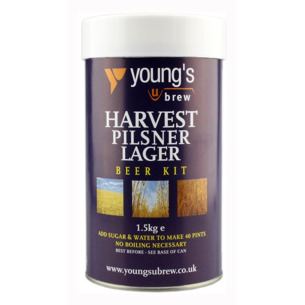 Young's Harvest Pilsner 40pt – main product photo