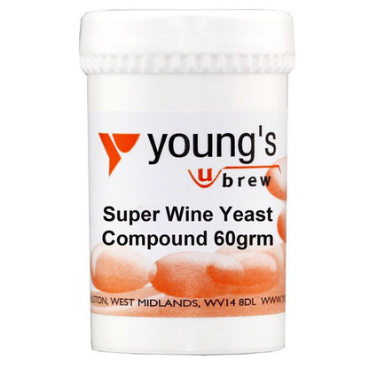 Young's Super Wine Yeast Compound 60g (10 Gal) – main product photo