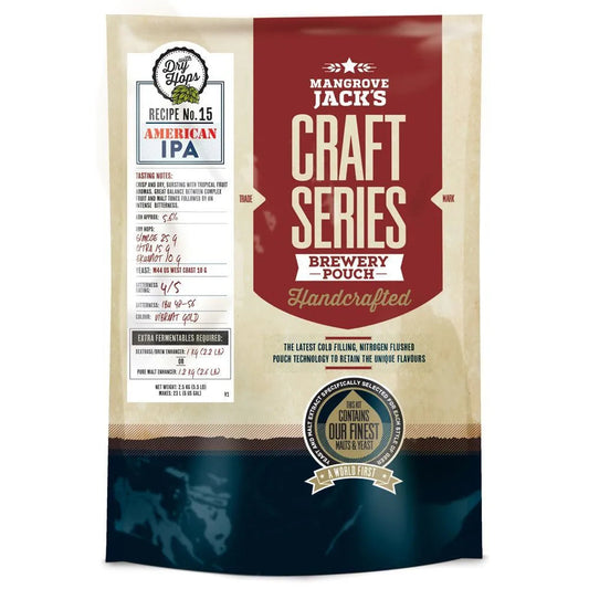 Mangrove Jacks Craft Series - American IPA + dry hops Home Brew Kit