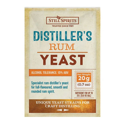 Still Spirits Distiller’s Yeast Rum 20g – main product photo