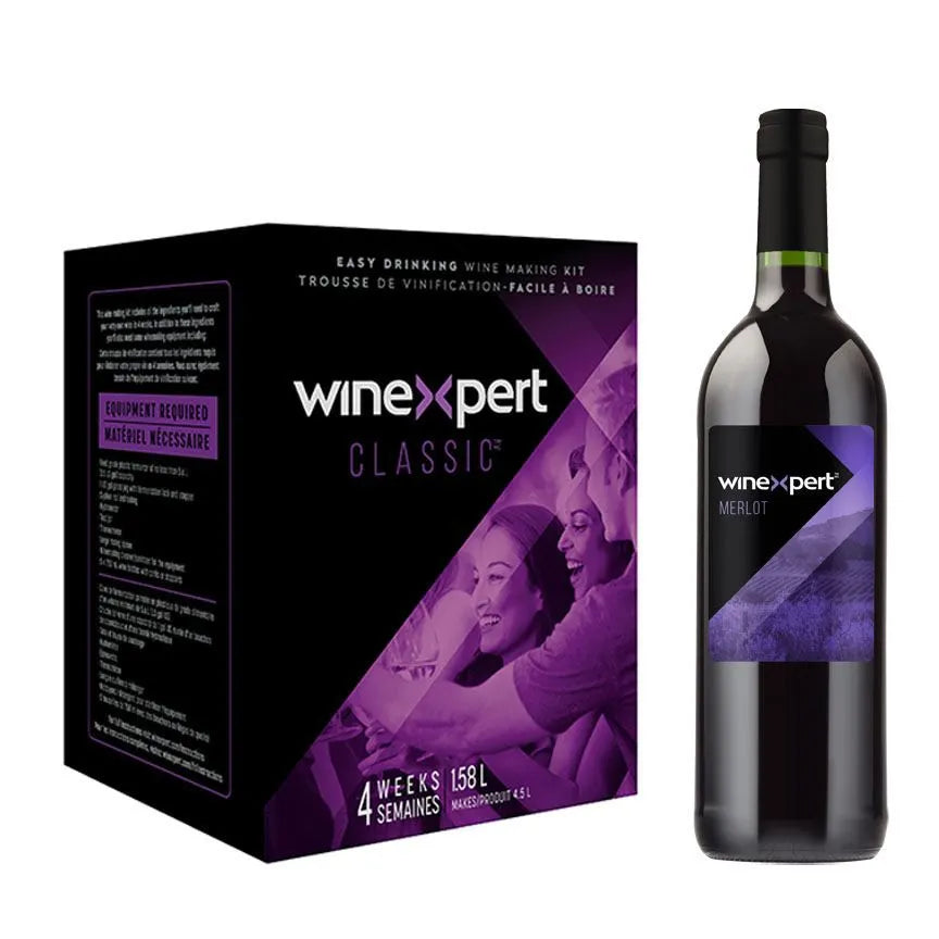Winexpert 6 bottle - Classic Merlot Wine Kit