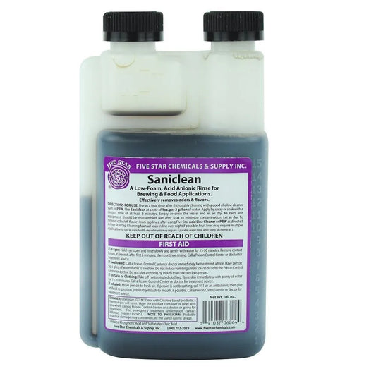 Saniclean - 16oz Dual Neck Bottle (473ml)