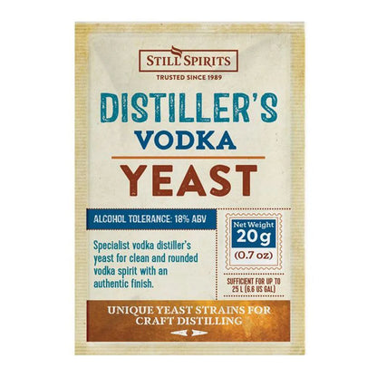 Still Spirits Distiller’s Yeast Vodka 20g – main product photo