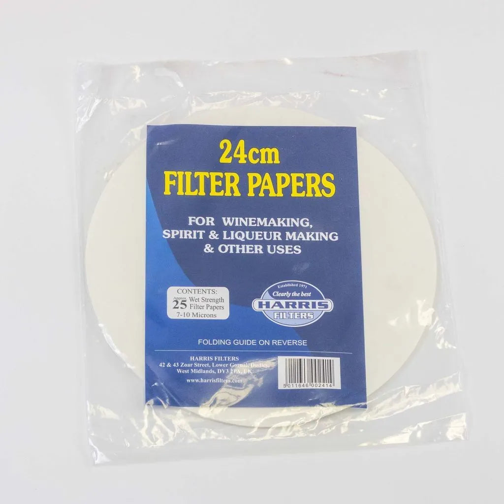 24cm Vinbrite Filter Paper 25's