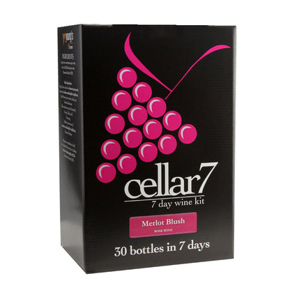 Cellar 7 Wine Kit Range – Merlot Blush Wine Kit