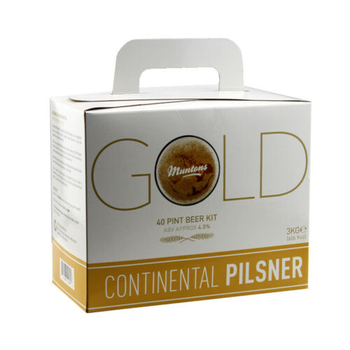 Muntons Gold Continental Pilsner 3kg Home Brew Kit