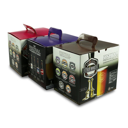 Festival Beer Kits - premium British and world ale home brew range