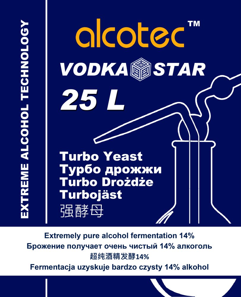 Alcotec VodkaStar Turbo Yeast