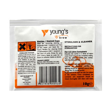 Young's Cleaner/Steriliser 10g -100g & 250g Options