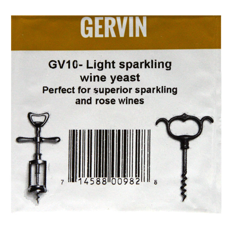 Gervin - GV10 - Light Sparkling Wine Yeast