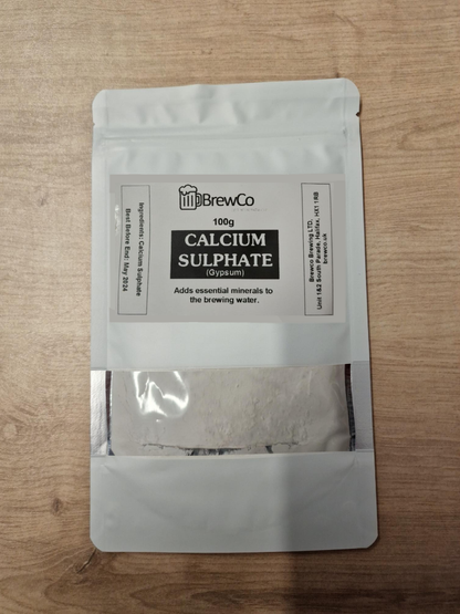 Brewco Calcium Sulphate (Gypsum) 100g – main product photo