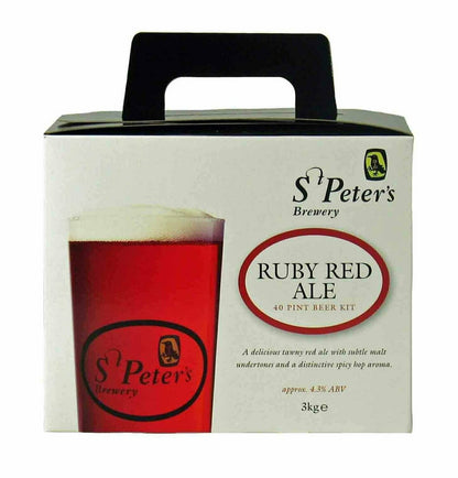 St Peters Ruby Red Ale home brew kit