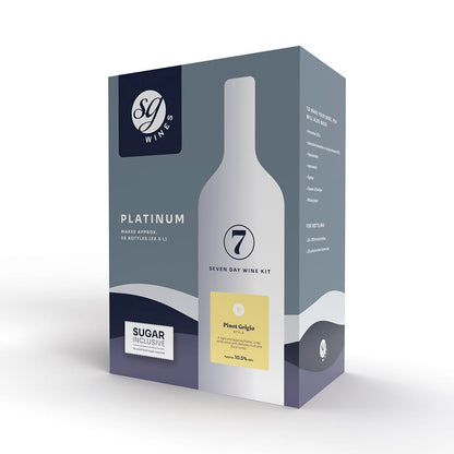 Solomon Grundy Platinum Pinot Grigio wine kit
