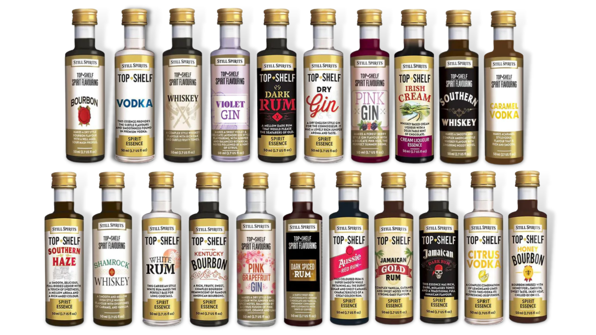 Still Spirits Top Shelf Flavourings Range