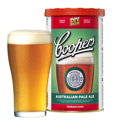 Coopers Australian Pale Ale home brew beer kit