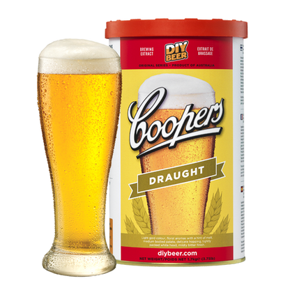 Coopers Draught home brew beer kit