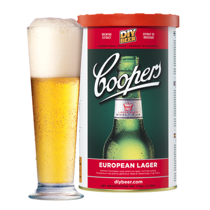 Coopers European Lager home brew beer kit