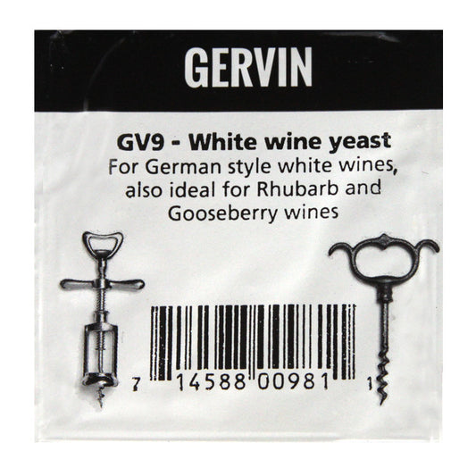 Gervin - GV9 - White Wine Yeast