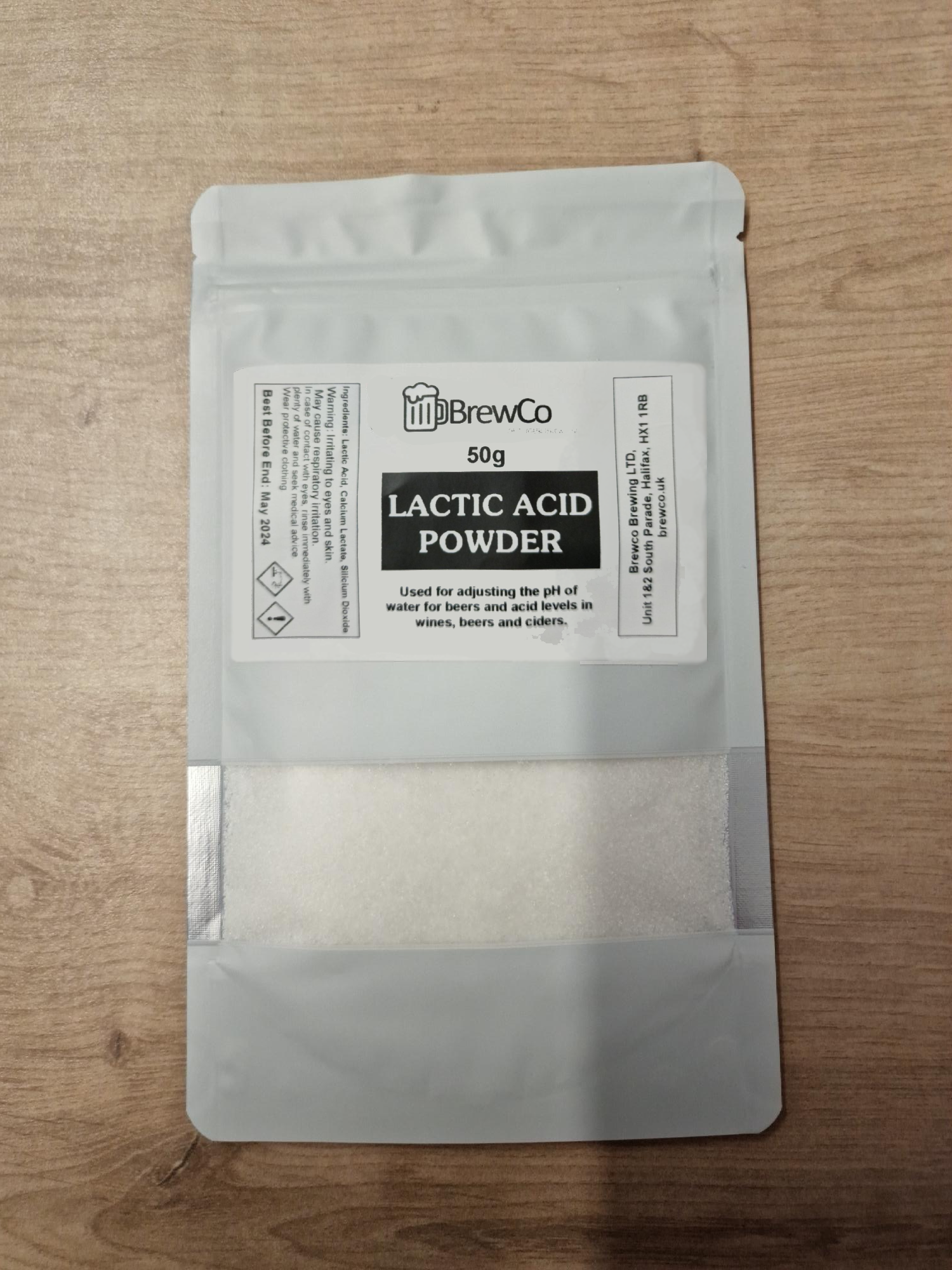 Brewco Lactic Acid Powder 50g | Brewco Home Brew Supplies – Brewco.uk