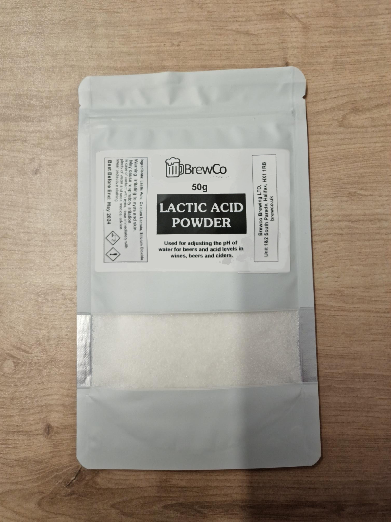 Brewco Lactic Acid Powder 50g
