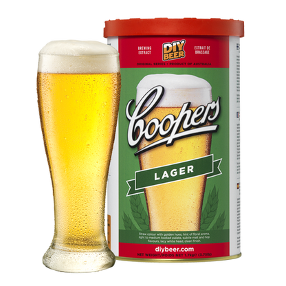 Coopers Lager home brew beer kit