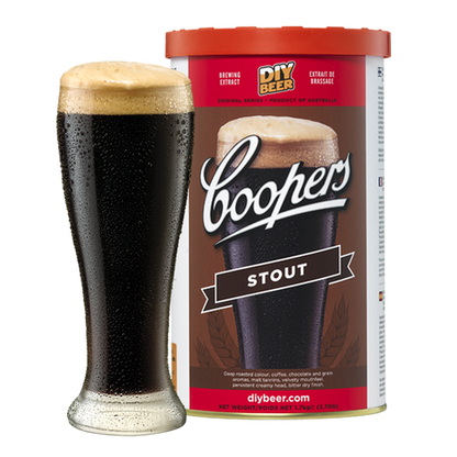 Coopers Stout home brew beer kit