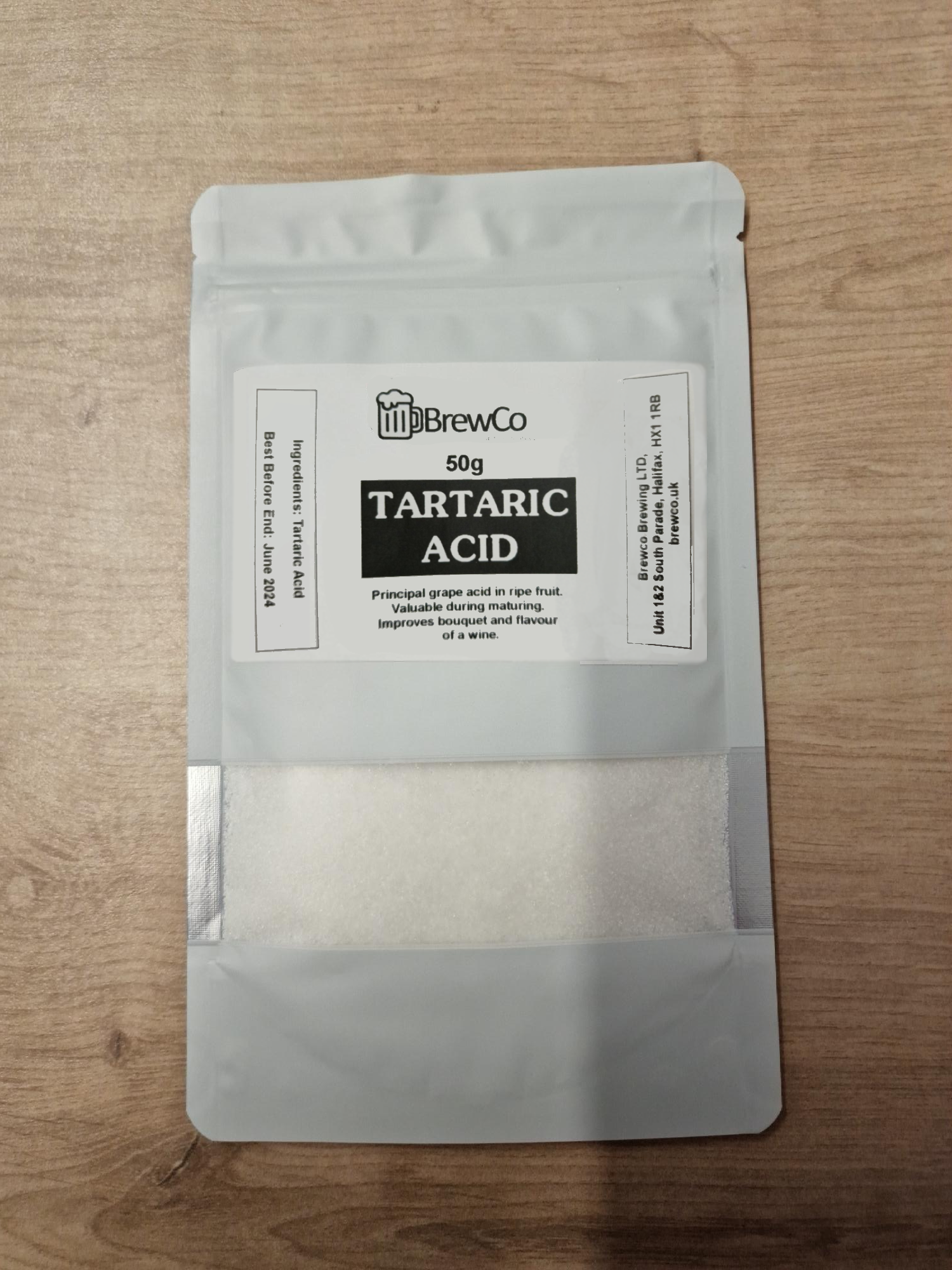 Brewco Tartaric Acid 50g