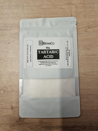 Brewco Tartaric Acid 50g – main product photo