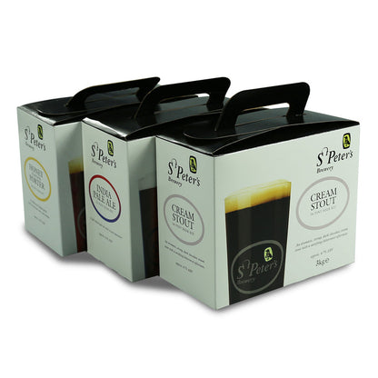 St Peters home brew beer kit range - award-winning Suffolk ales